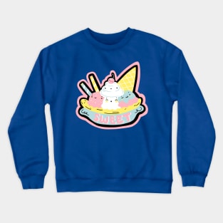 Cute Kawaii Ice-Cream Crewneck Sweatshirt